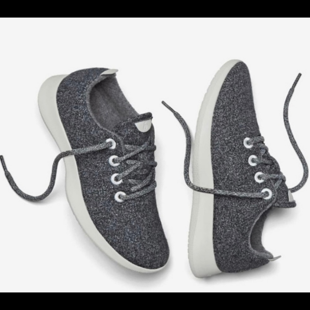 Allbirds Gray Wool Classic Runners Lace Up Sneaker